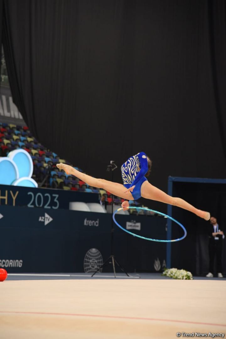 Bədii gimnastika üzrə FIG Dünya Kubokunun ilk gününün maraqlı anları (FOTO)