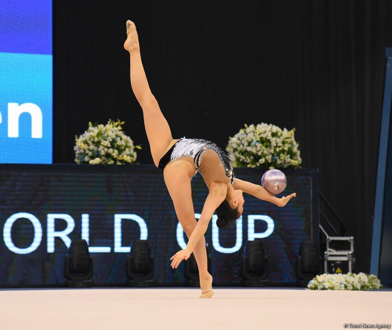 Bədii gimnastika üzrə FIG Dünya Kubokunun ilk gününün maraqlı anları (FOTO)