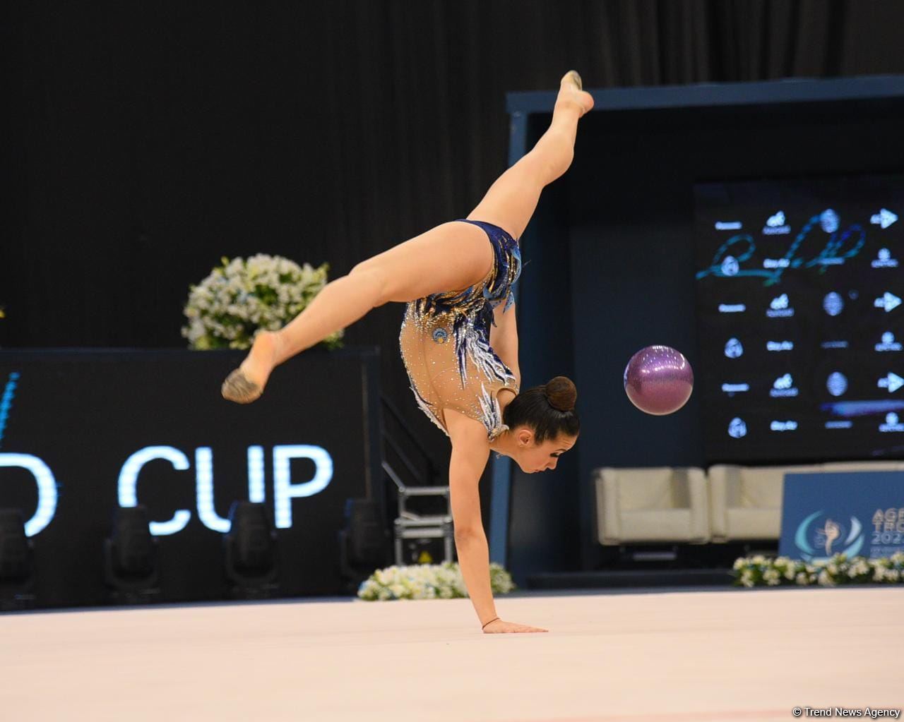 Bədii gimnastika üzrə FIG Dünya Kubokunun ilk gününün maraqlı anları (FOTO)