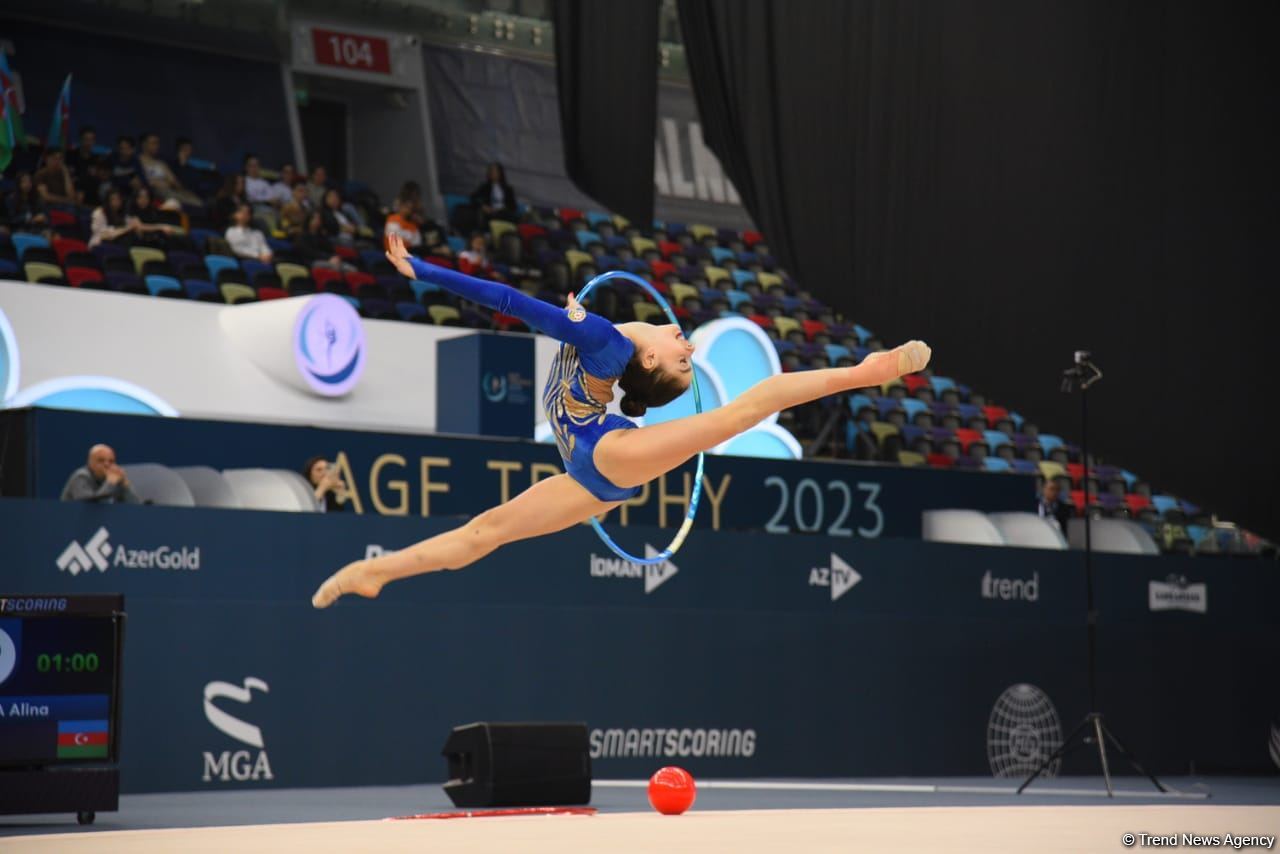 Bakıda bədii gimnastika üzrə FIG Dünya kuboku yarışlarının birinci gününə start verilib (FOTO)