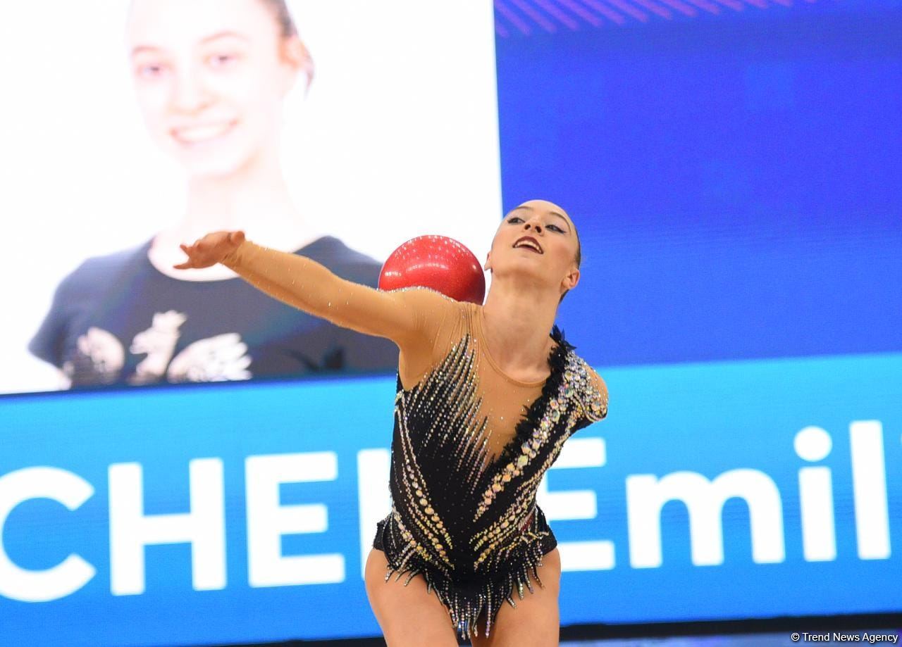 Bakıda bədii gimnastika üzrə FIG Dünya kuboku yarışlarının birinci gününə start verilib (FOTO)