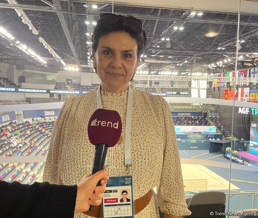 Meksikalı idmançılar Bakıda Milli Gimnastika Arenasında özlərini çox rahat hiss edirlər - Səfir (FOTO)