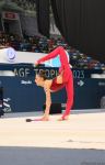 Bakıda bədii gimnastika üzrə Dünya Kuboku yarışlarının ikinci günündən maraqlı anlar (FOTO)