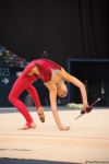Bakıda bədii gimnastika üzrə Dünya Kuboku yarışlarının ikinci günündən maraqlı anlar (FOTO)