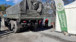 Sülhməramlılara aid 5 avtomobil Laçın yolundan maneəsiz keçib (FOTO)
