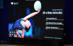 Bədii gimnastika üzrə 28-ci Bakı birinciliyinə start verilib (FOTO)