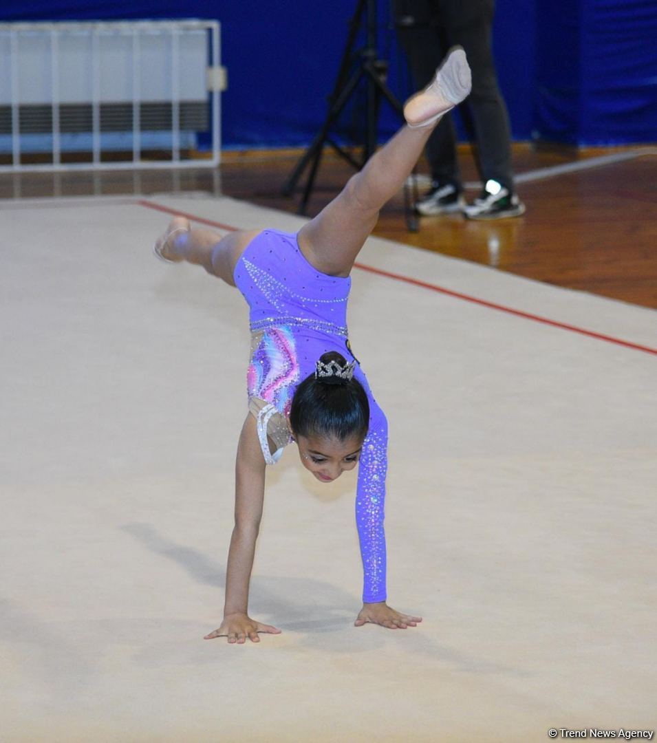 Bədii gimnastika üzrə 28-ci Bakı birinciliyinə start verilib (FOTO)