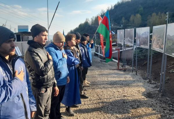 Laçın-Xankəndi yolundakı aksiya 136 gündür davam edir (FOTO)