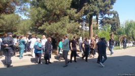 Gəncə Şəhər Xəstəxanasında yanğın söndürülüb (FOTO)