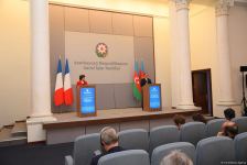 Azərbaycan və Fransa XİN rəhbərlərinin mətbuat konfransı keçirilib (FOTO/VİDEO) (YENİLƏNİB)