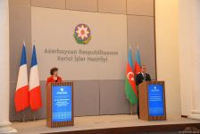 Azərbaycan və Fransa XİN rəhbərlərinin mətbuat konfransı keçirilib (FOTO/VİDEO) (YENİLƏNİB)