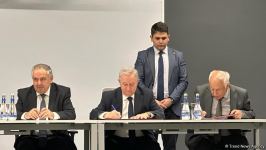 "Elmi-tədqiqat üzrə fəaliyyətin birgə həyata keçirilməsinə dair əməkdaşlıq memorandumunun imzalanması" mərasimi keçirilib (FOTO) (YENİLƏNİB)