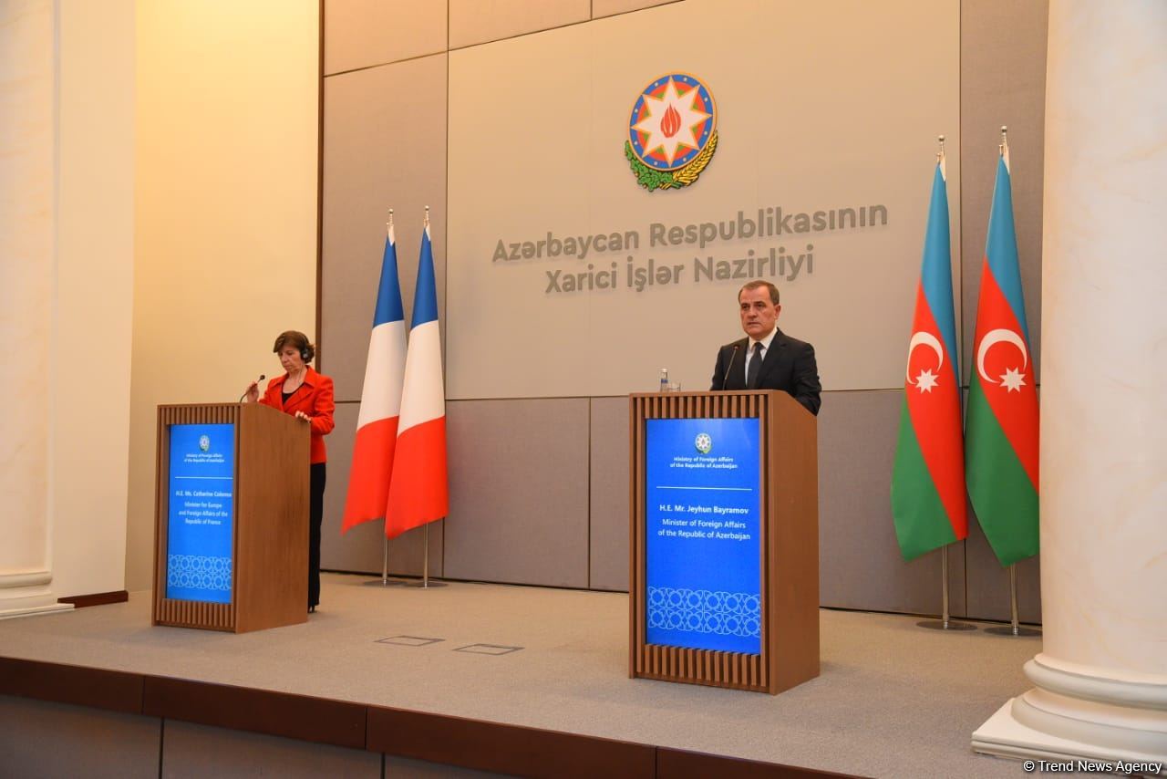 Azərbaycan və Fransa XİN rəhbərlərinin mətbuat konfransı keçirilib (FOTO/VİDEO) (YENİLƏNİB)