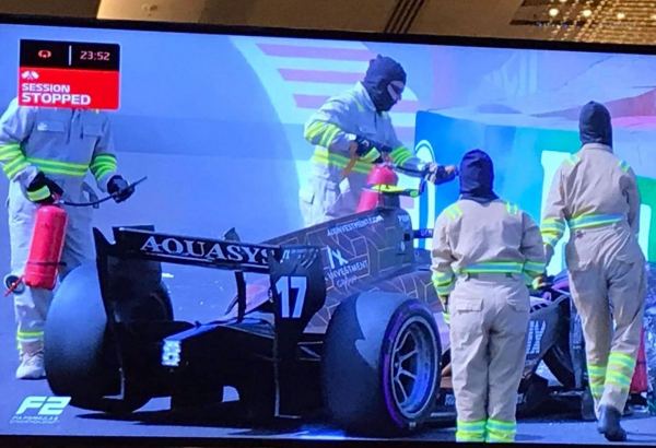 Formula 2 komandalarının sıralama yürüşündə qəza baş verdi (FOTO)
