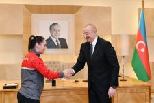 Prezident İlham Əliyev və Birinci xanım Mehriban Əliyeva Türkiyə idmançıları ilə görüşüblər (FOTO/VİDEO) (YENİLƏNİB)