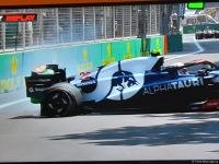 Formula 1 komandalarının sərbəst yürüşündə ilk qəza (FOTO)