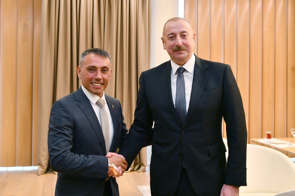 Prezident İlham Əliyev və Birinci xanım Mehriban Əliyeva Türkiyə idmançıları ilə görüşüblər (FOTO/VİDEO) (YENİLƏNİB)