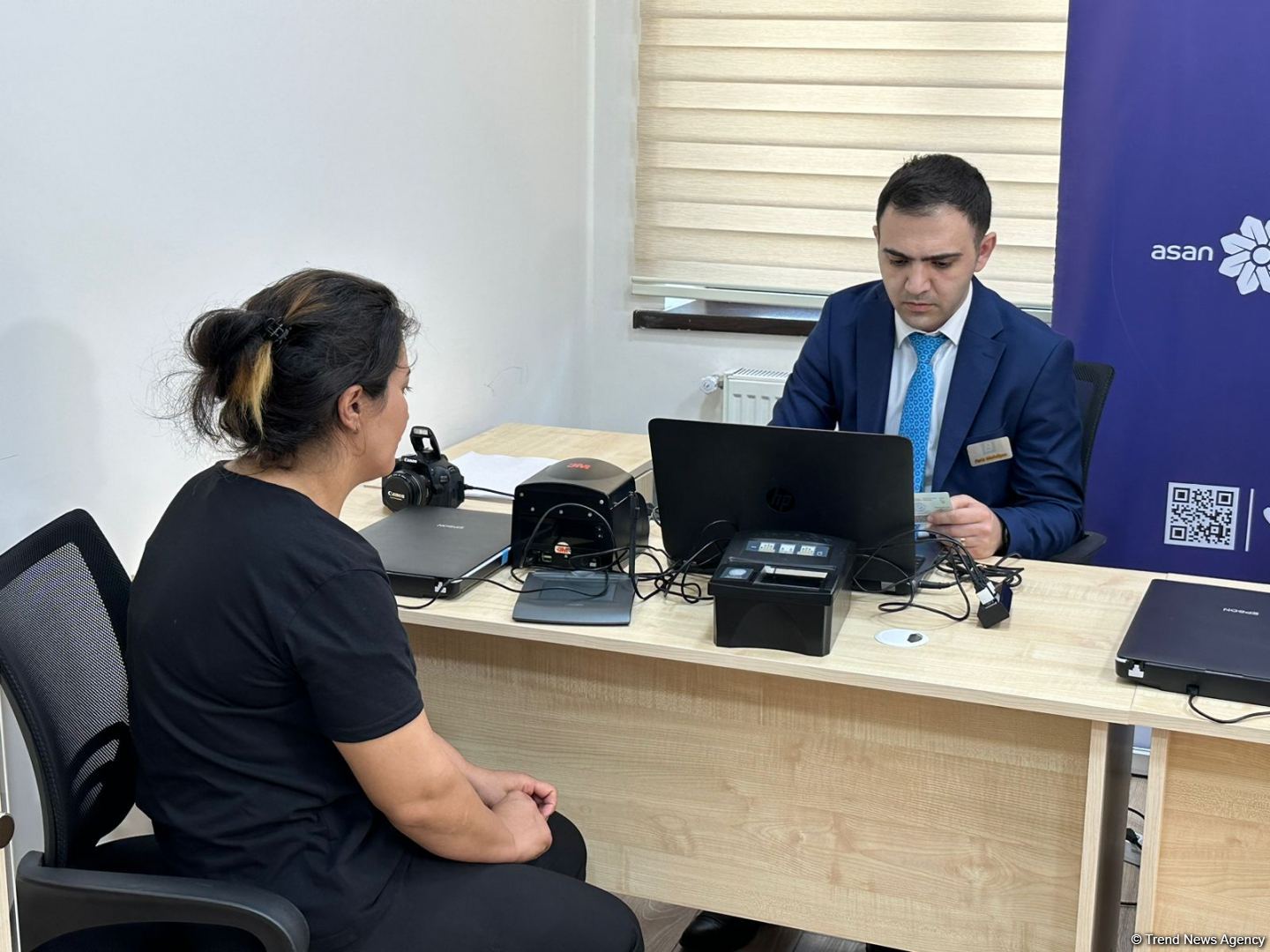 Sayyar "ASAN xidmət" Talış kəndində (FOTO)