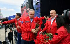 Prezident İlham Əliyev və Rəcəb Tayyib Ərdoğan İstanbulda “TEKNOFEST" festivalında iştirak ediblər (YENİLƏNİB-3) (FOTO/VİDEO)