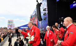 Prezident İlham Əliyev və Rəcəb Tayyib Ərdoğan İstanbulda “TEKNOFEST" festivalında iştirak ediblər (YENİLƏNİB-3) (FOTO/VİDEO)