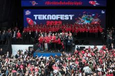 Prezident İlham Əliyev və Rəcəb Tayyib Ərdoğan İstanbulda “TEKNOFEST" festivalında iştirak ediblər (YENİLƏNİB-3) (FOTO/VİDEO)