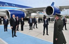 Prezident İlham Əliyev və Birinci xanım Mehriban Əliyeva Türkiyəyə səfərə gəlib (FOTO/VİDEO)