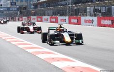Formula 2 komandalarının birinci sprint yarışı başa çatıb (FOTO)