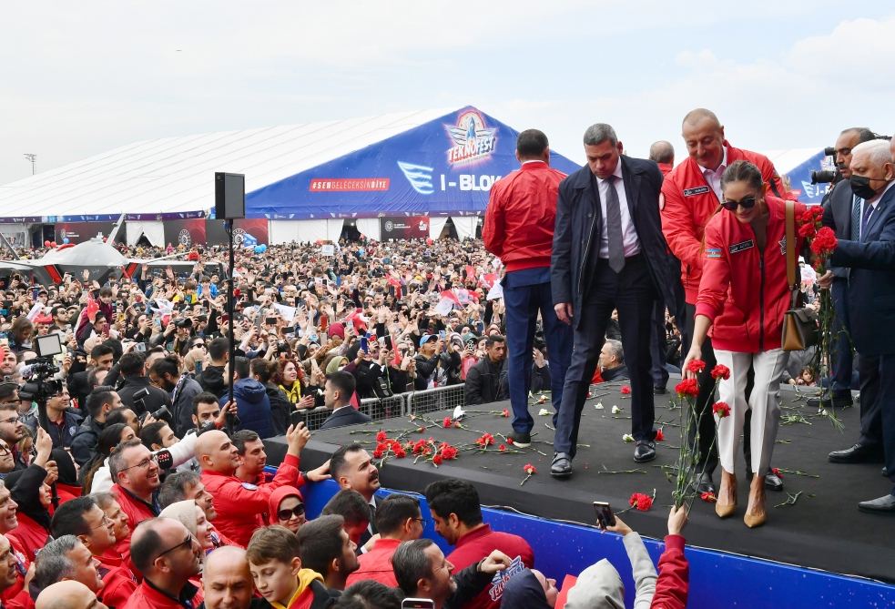 Prezident İlham Əliyev və Rəcəb Tayyib Ərdoğan İstanbulda “TEKNOFEST" festivalında iştirak ediblər (YENİLƏNİB-3) (FOTO/VİDEO)