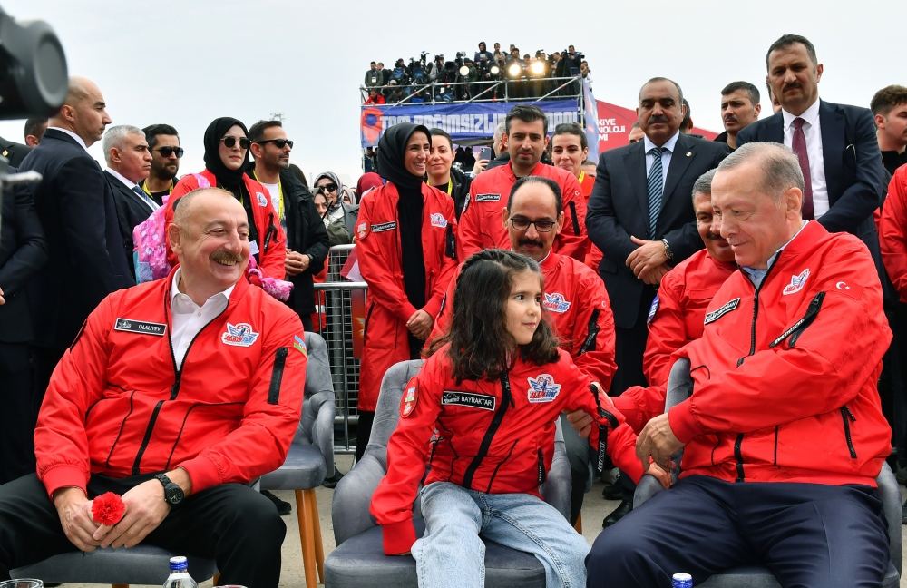 Prezident İlham Əliyev və Rəcəb Tayyib Ərdoğan İstanbulda “TEKNOFEST" festivalında iştirak ediblər (YENİLƏNİB-3) (FOTO/VİDEO)