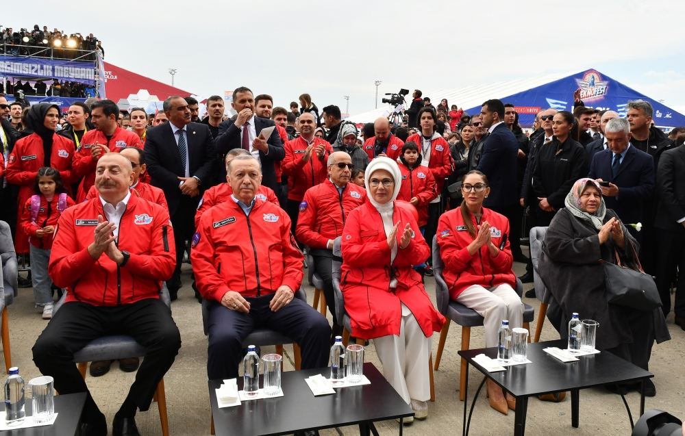 Prezident İlham Əliyev və Rəcəb Tayyib Ərdoğan İstanbulda “TEKNOFEST" festivalında iştirak ediblər (YENİLƏNİB-3) (FOTO/VİDEO)