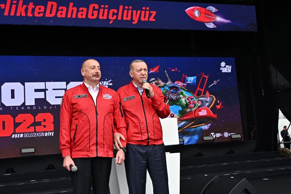 Prezident İlham Əliyev və Rəcəb Tayyib Ərdoğan İstanbulda “TEKNOFEST" festivalında iştirak ediblər (YENİLƏNİB-3) (FOTO/VİDEO)