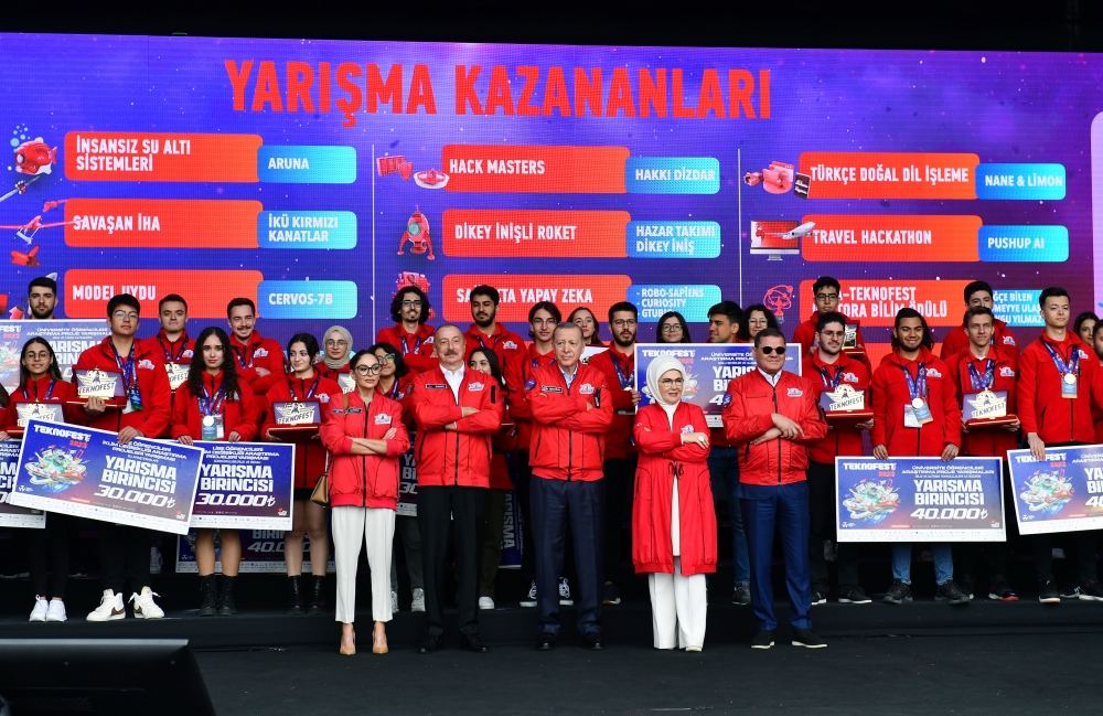 Prezident İlham Əliyev və Rəcəb Tayyib Ərdoğan İstanbulda “TEKNOFEST" festivalında iştirak ediblər (YENİLƏNİB-3) (FOTO/VİDEO)