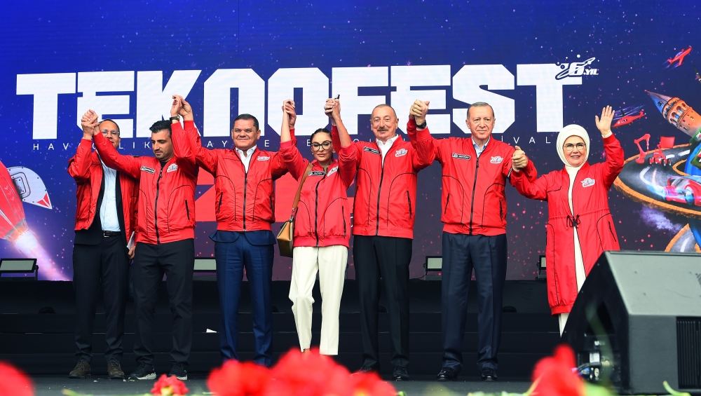 Prezident İlham Əliyev və Rəcəb Tayyib Ərdoğan İstanbulda “TEKNOFEST" festivalında iştirak ediblər (YENİLƏNİB-3) (FOTO/VİDEO)