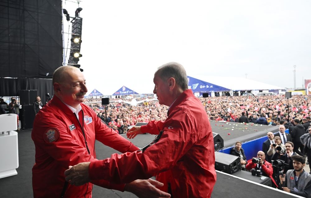 Prezident İlham Əliyev və Rəcəb Tayyib Ərdoğan İstanbulda “TEKNOFEST" festivalında iştirak ediblər (YENİLƏNİB-3) (FOTO/VİDEO)