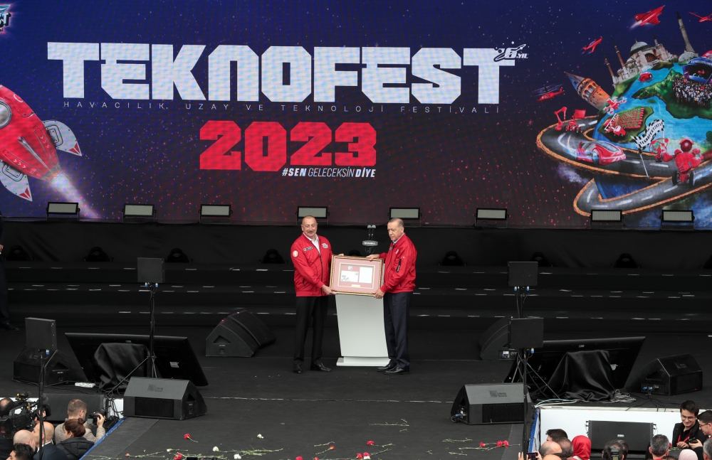 Prezident İlham Əliyev və Rəcəb Tayyib Ərdoğan İstanbulda “TEKNOFEST" festivalında iştirak ediblər (YENİLƏNİB-3) (FOTO/VİDEO)