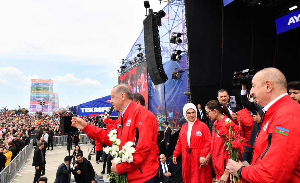 Prezident İlham Əliyev və Rəcəb Tayyib Ərdoğan İstanbulda “TEKNOFEST" festivalında iştirak ediblər (YENİLƏNİB-3) (FOTO/VİDEO)