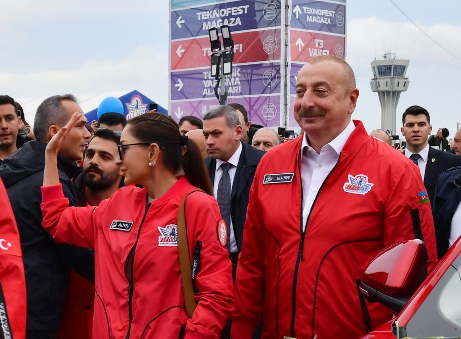 Prezident İlham Əliyev və Rəcəb Tayyib Ərdoğan İstanbulda “TEKNOFEST" festivalında iştirak ediblər (YENİLƏNİB-3) (FOTO/VİDEO)
