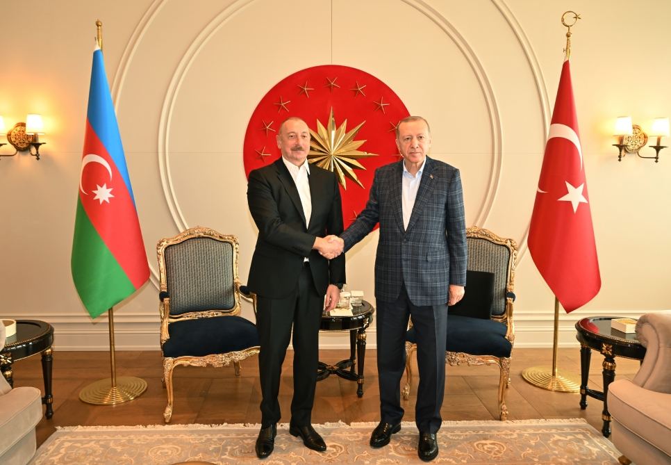 Azərbaycan və Türkiyə prezidentləri birgə nahar ediblər (FOTO/VİDEO)