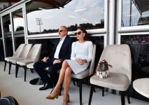 Prezident İlham Əliyev və Birinci xanım Mehriban Əliyeva Formula 1 Azərbaycan Qran-Prisinin əsas yarışına baxıblar (FOTO/VİDEO) (YENİLƏNİB)