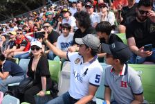 "Formula 1" Azərbaycan Qran Prisi yarışında azarkeşlərin məmnuniyyəti (FOTOLAR)