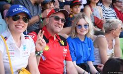 "Formula 1" Azərbaycan Qran Prisi yarışında azarkeşlərin məmnuniyyəti (FOTOLAR)