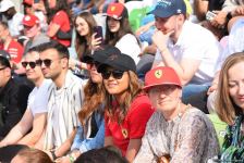 "Formula 1" Azərbaycan Qran Prisi yarışında azarkeşlərin məmnuniyyəti (FOTOLAR)