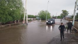 Sel Tərtərdə fəsad törədib (FOTO)