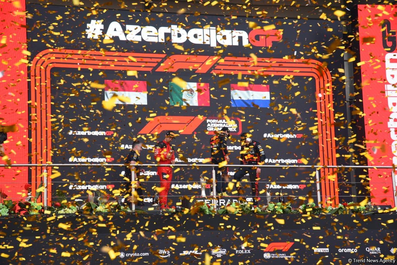 2023 Formula 1 Azərbaycan Qran Prisinin qalibi və mükafatçıları mükafatlandırılıb (FOTO)