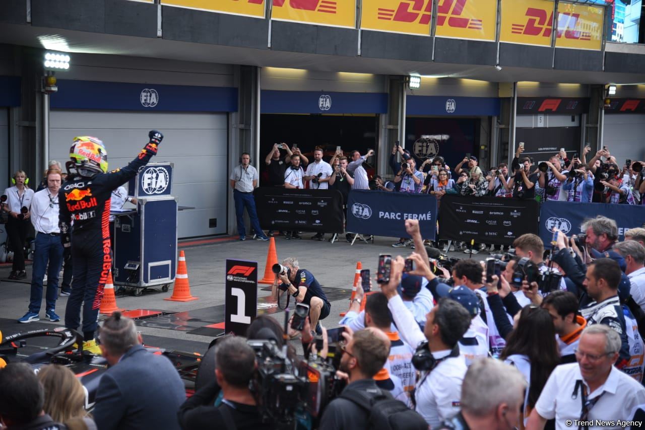 2023 Formula 1 Azərbaycan Qran Prisinin qalibi və mükafatçıları mükafatlandırılıb (FOTO)