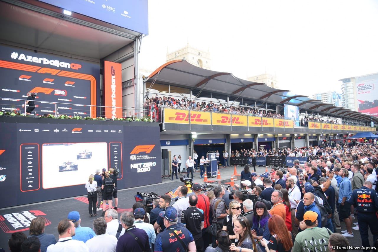 2023 Formula 1 Azərbaycan Qran Prisinin qalibi və mükafatçıları mükafatlandırılıb (FOTO)