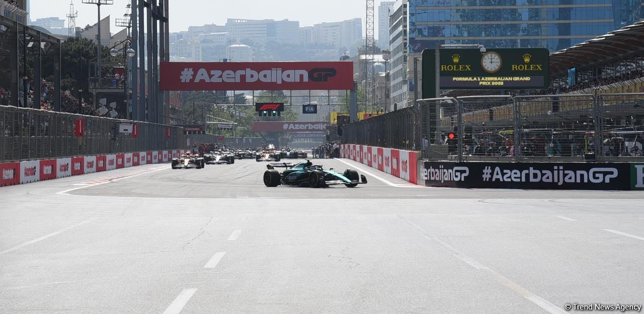 2023 Formula 1 Azərbaycan Qran Prisi üzrə əsas yarışı baş tutub (FOTO)