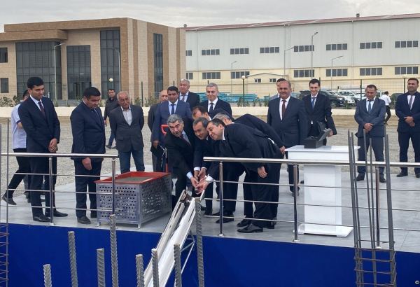 Azərbaycan-Özbəkistan birgə avtomobil zavodunun təməlqoyma mərasimi keçirilib (FOTO)