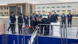 Azərbaycan-Özbəkistan birgə avtomobil zavodunun təməlqoyma mərasimi keçirilib (FOTO)
