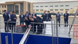 Azərbaycan-Özbəkistan birgə avtomobil zavodunun təməlqoyma mərasimi keçirilib (FOTO)